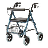 Medline Guardian - 8" Wheel Deluxe Rollator Side View front view