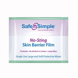 Safe n Simple - No Sting Barrier Film Wipes Package View