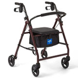 Medline - Steel Rollator with Height Adjustable Handles Front View