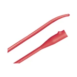 BD Tiemann - 16” Red Rubber Coude Catheter Top View