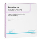 DermaRite® Petrolatum Impregnated Dressing Rectangle 6 X 36 Inch Sterile box