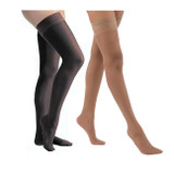 Jobst Activa Sheer 8-15 Thigh W/Lace Band Closed Toe