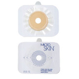 Cymed MicroSkin - Adhesive Ostomy Barrier/Flange (Cut to Fit) Front and Back View