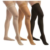 Jobst UltraSheer - Women's Thigh High 20-30mmHg Compression Support Stockings full length view