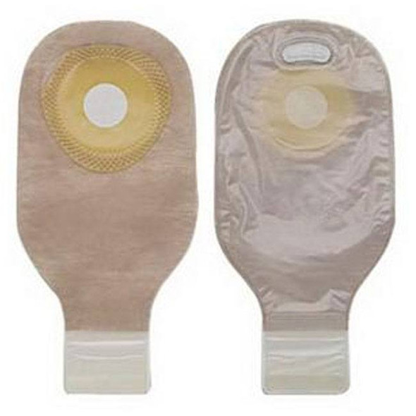 Hollister Premier - 1-Piece Drainable Ostomy Bag with Lock 'n Roll and Filter (SoftFlex Pre-cut) Full Length Transparent