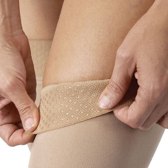 Jobst Opaque - Women's Thigh High 20-30mmHg Compression Support Stockings Top Band View Jobst Opaque - Women's Thigh High 20-30mmHg Compression Support Stockings Top Band View