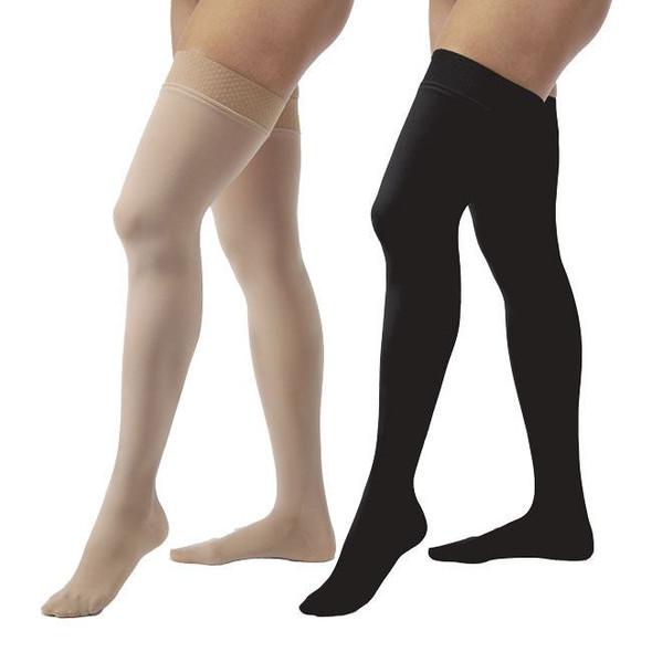 Jobst Opaque - Women's Thigh High 30-40mmHg Compression Support Stockings Full Length View Jobst Opaque - Women's Thigh High 30-40mmHg Compression Support Stockings Full Length View