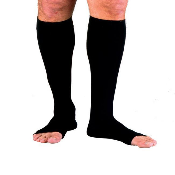 Jobst forMen - Men's Knee High 30-40mmHg Compression Support Socks (Open Toe) Full Length View Jobst forMen - Men's Knee High 30-40mmHg Compression Support Socks (Open Toe) Full Length View