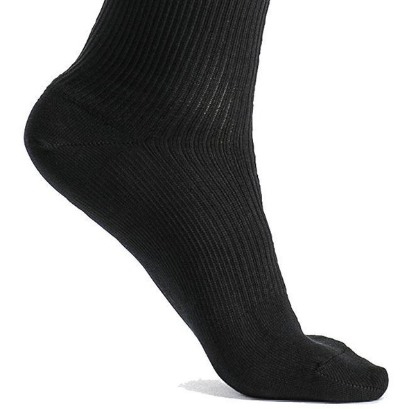 Sigvaris Cushioned Cotton - Men's Calf 20-30mmHg Compression Support Socks Foot View