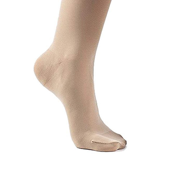 Sigvaris Opaque - Women's Thigh High 20-30mmHg Compression Support Stockings (Grip Top) Foot View Sigvaris Opaque - Women's Thigh High 20-30mmHg Compression Support Stockings (Grip Top) Foot View
