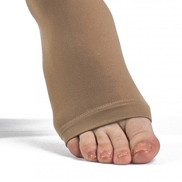 Sigvaris Opaque - Calf 30-40mmHg Compression Support Socks (Open Toe/Grip Top) Foot View Sigvaris Opaque - Calf 30-40mmHg Compression Support Socks (Open Toe/Grip Top) Foot View