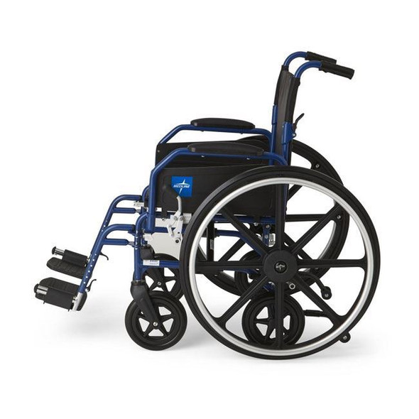 Medline Excel Hybrid 2 - Combination Wheelchair/Transport Chair Side View Medline Excel Hybrid 2 - Combination Wheelchair/Transport Chair Side View