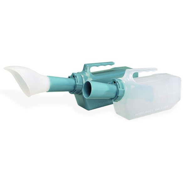 Spil-Pruf Male & Female Urinal Full Length View