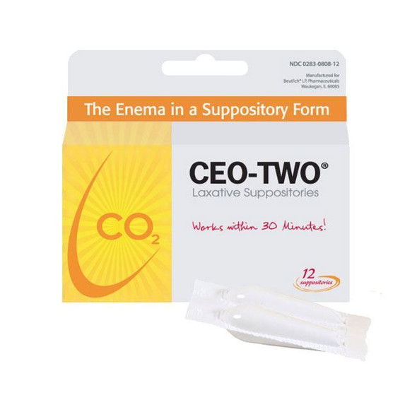 CEO-TWO - Suppositories (CO2) Front Package View CEO-TWO - Suppositories (CO2) Front Package View