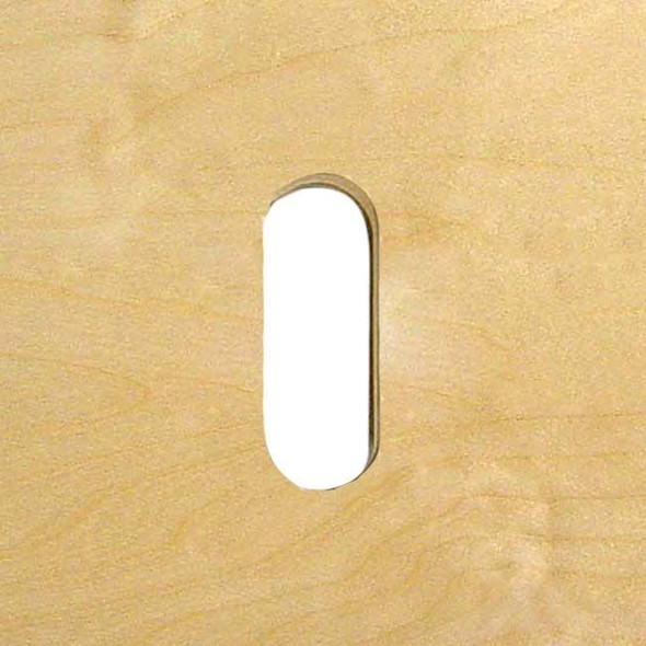 Therafin - Superslide Transfer Board with Vertical Hand Holds Handhole View Therafin - Superslide Transfer Board with Vertical Hand Holds Handhole View