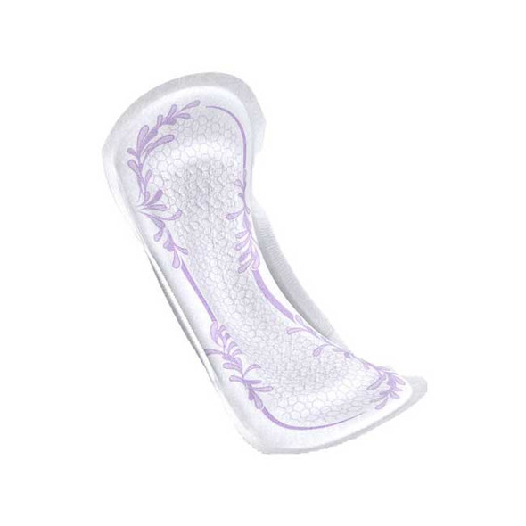 TENA Sensitive Care Moderate Bladder Control Pad 11" Length Top of Pad View TENA Sensitive Care Moderate Bladder Control Pad 11" Length Top of Pad View