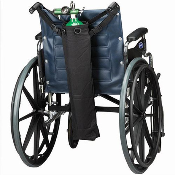 Responsive Respiratory - Cylinder Wheelchair Case In Use View Responsive Respiratory - Cylinder Wheelchair Case In Use View