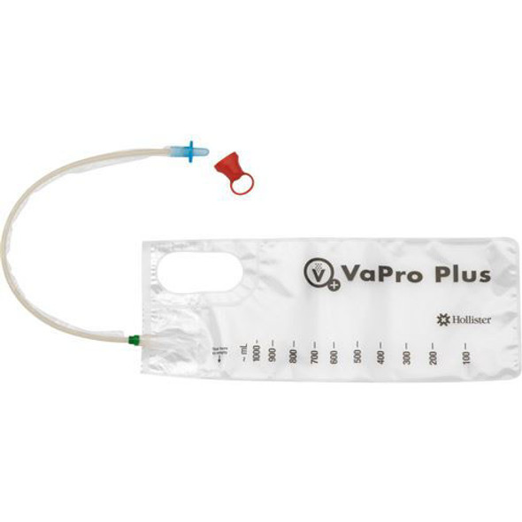 Hollister VaPro Plus - 16" Hydrophilic Closed System Catheter Full Length View