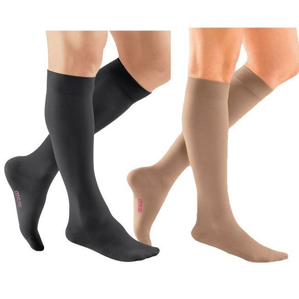 Mediven Plus - Knee High 20-30mmHg Compression Stocking (Standard Band/Regular Calf) Full Length View Mediven Plus - Knee High 20-30mmHg Compression Stocking (Standard Band/Regular Calf) Full Length View