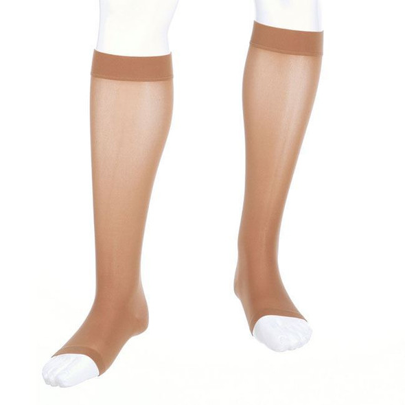 Mediven Assure - Knee High 20-30mmHg Compression Stocking (Silicone Band/Regular Calf/Open Toe) Full Length View Mediven Assure - Knee High 20-30mmHg Compression Stocking (Silicone Band/Regular Calf/Open Toe) Full Length View