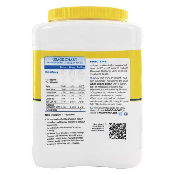 Precision Milani - Thick-It Food and Beverage Thickener Back View