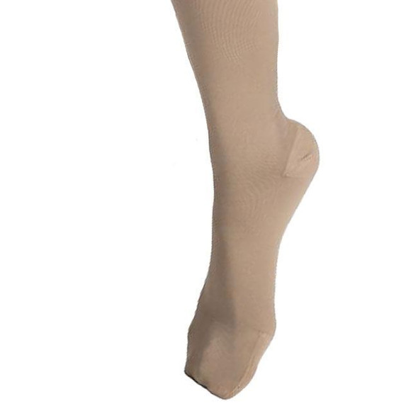 Sigvaris Dynaven Medical Legwear - Women's Thigh High 30-40mmHg Compression Support Stockings (Grip Top) Foot View Sigvaris Dynaven Medical Legwear - Women's Thigh High 30-40mmHg Compression Support Stockings (Grip Top) Foot View