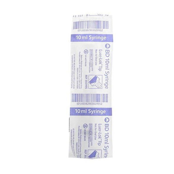BD - 10ml Luer Lok Syringe Package View