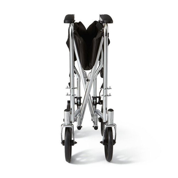 Medline - Steel Transport Wheelchair Folded View Medline - Steel Transport Wheelchair Folded View