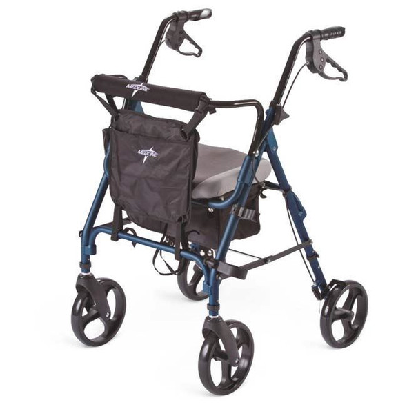 Medline Guardian - Deluxe Comfort Rollator Front View Medline Guardian - Deluxe Comfort Rollator Front View