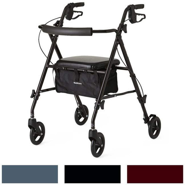 Medline Guardian - Ultralight Freedom Rollator Front View Medline Guardian - Ultralight Freedom Rollator Front View