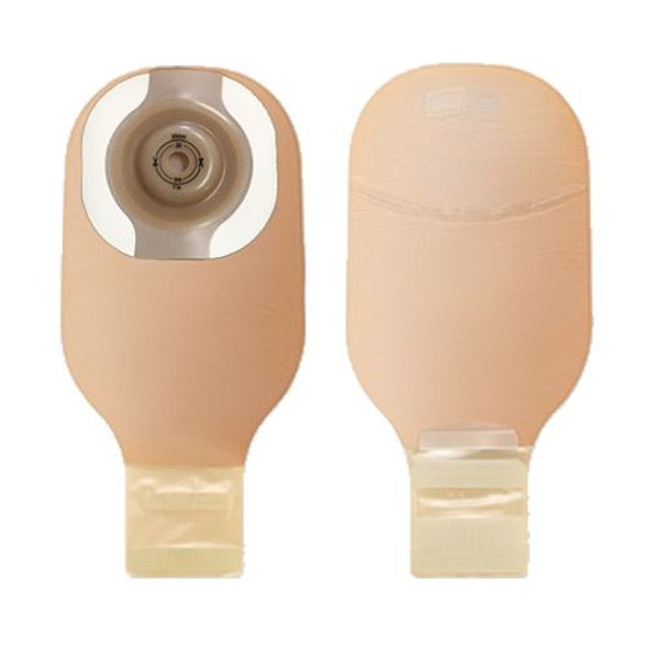 Hollister Premier - 12" 1-Piece Drainable Ostomy Bag w/ Lock n Roll and Filter (Convex CeraPlus-Pre-Cut) Full Length View