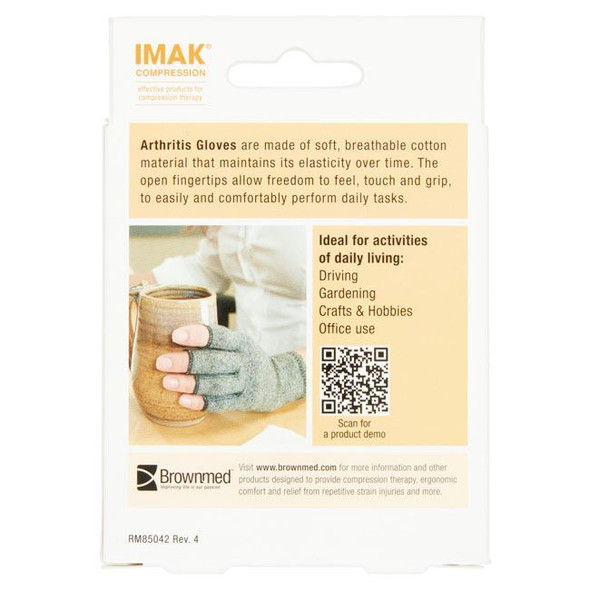 IMAK - Arthritis Gloves Front of Package View