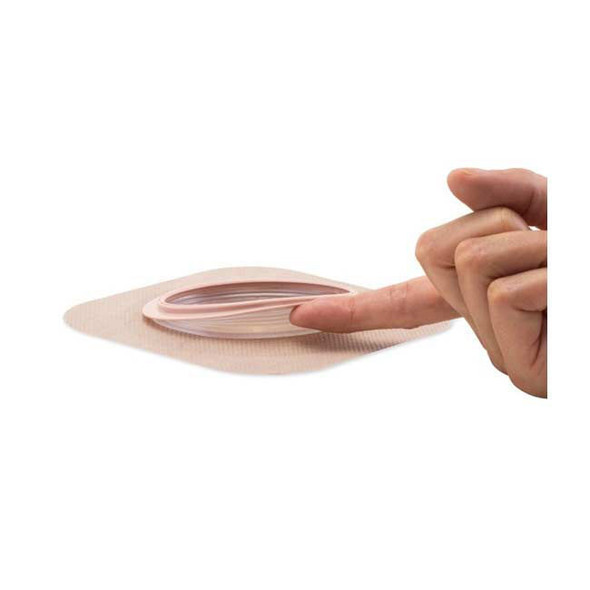 Hollister CeraPlus New Image - Soft Convex Skin Barrier with Floating Flange (Cut to Fit) Side View