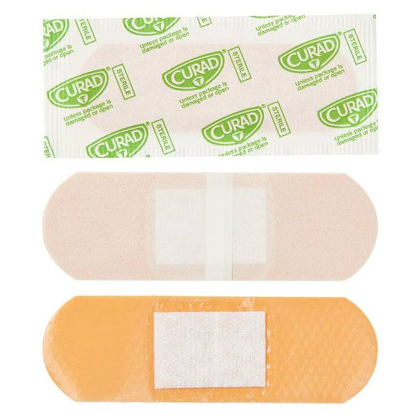 Curad Plastic Adhesive Bandages 1" x 3" Individual Bandage View