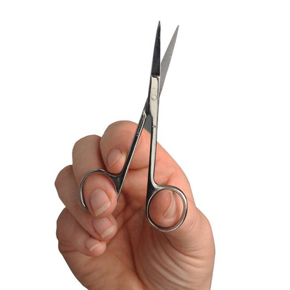 ADC Iris Curved Medical Scissors - 4 1/2" Front View ADC Iris Curved Medical Scissors - 4 1/2" Front View