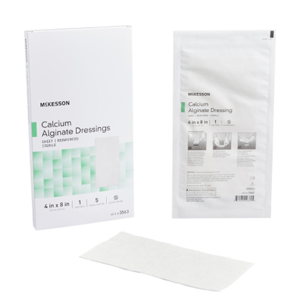 McKesson Calcium Alginate Dressing 4" x 8" McKesson Calcium Alginate Dressing 4" x 8"