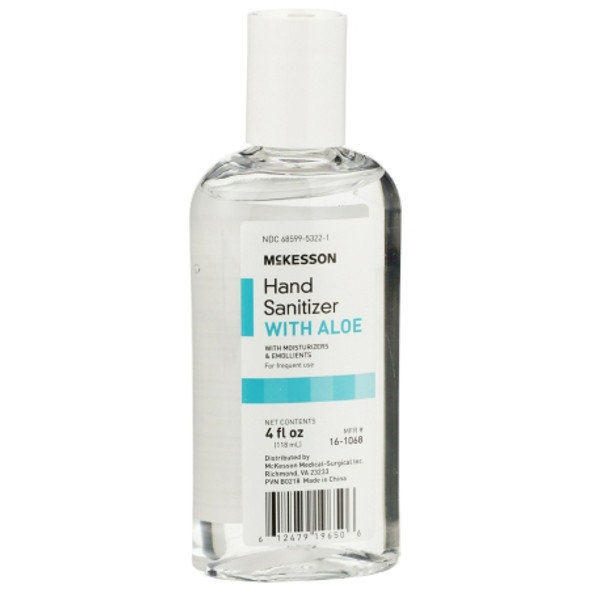 Hand Sanitizer with Aloe McKesson 4 oz. Ethyl Alcohol Gel Bottle Hand Sanitizer with Aloe McKesson 4 oz. Ethyl Alcohol Gel Bottle