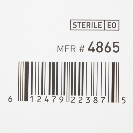 Foam Dressing McKesson 7 X 7 Inch Without Border Film Backing Silicone Gel Adhesive Sacral Sterile with barcode