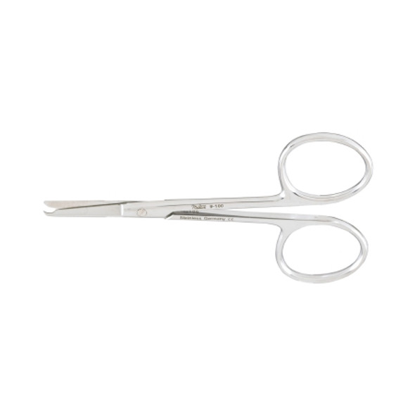 Stitch Scissors Miltex® Spencer 3-1/2 Inch Length OR Grade German Stainless Steel NonSterile Finger Ring Handle Straight Blade Blunt Tip / Blunt Tip Stitch Scissors Miltex® Spencer 3-1/2 Inch Length OR Grade German Stainless Steel NonSterile Finger Ring Handle Straight Blade Blunt Tip / Blunt Tip