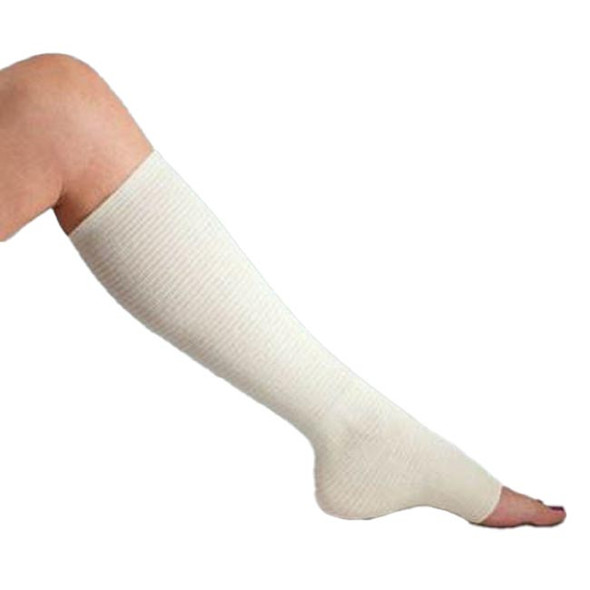 Elastic Tubular Support Bandage Tensoshape® 14-4/5 X 16-2/5 Inch Below Knee Pull On Tan NonSterile Size D / E / Large Standard Compression Elastic Tubular Support Bandage Tensoshape® 14-4/5 X 16-2/5 Inch Below Knee Pull On Tan NonSterile Size D / E / Large Standard Compression