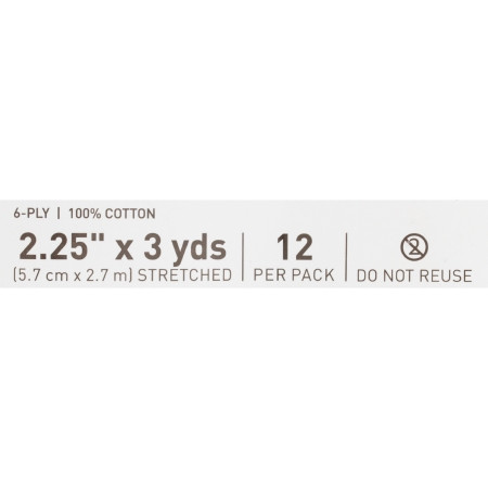 Fluff Bandage Roll McKesson 2-1/2 Inch X 3 Yard NonSterile 6-Ply Roll product information