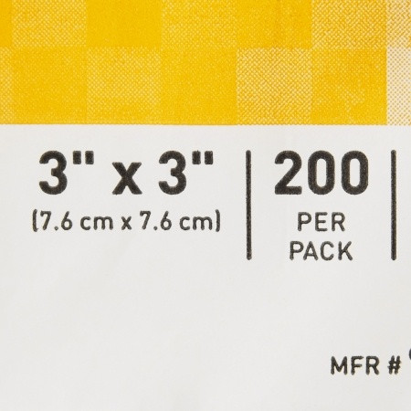 Nonwoven Sponge McKesson 3 X 3 Inch NonSterile 4-Ply product label