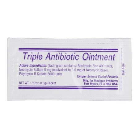 First Aid Antibiotic Medi-First® Ointment 0.5 Gram Individual Packet front
