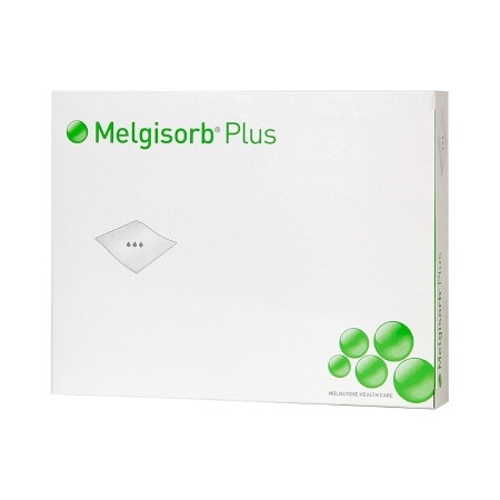 Alginate Dressing Melgisorb® Plus 2 X 2 Inch Square box