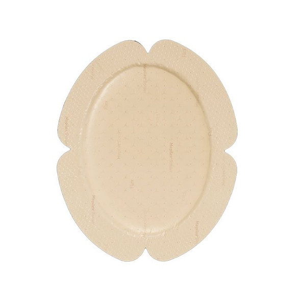 Mepilex Border Flex Oval 5.1" x 6.3" Dressing Top View