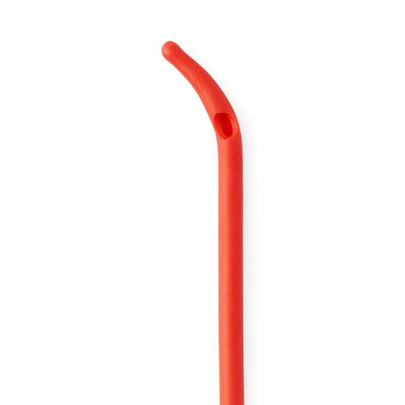 Medline Red Rubber Latex Intermittent Catheter with Coude Tip
