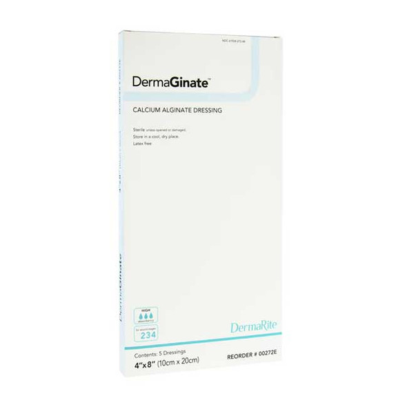 DermaGinate Alginate Dressing 4 X 8 Inch