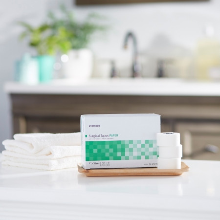 McKesson Transparent Medical Tape 1 Inch X 10 Yard in home setting