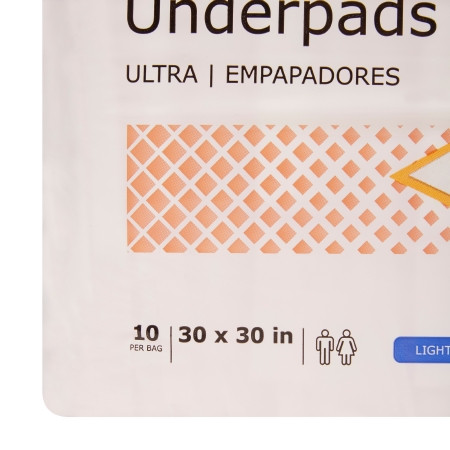 McKesson Ultra Underpad 30 X 30, Heavy - packaging close-up