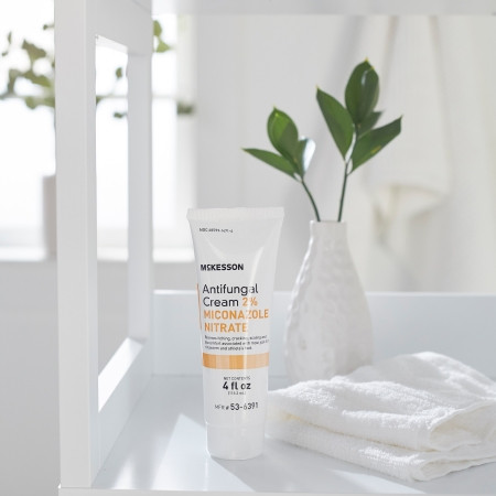 McKesson Antifungal Cream, 4 oz. Tube in home setting